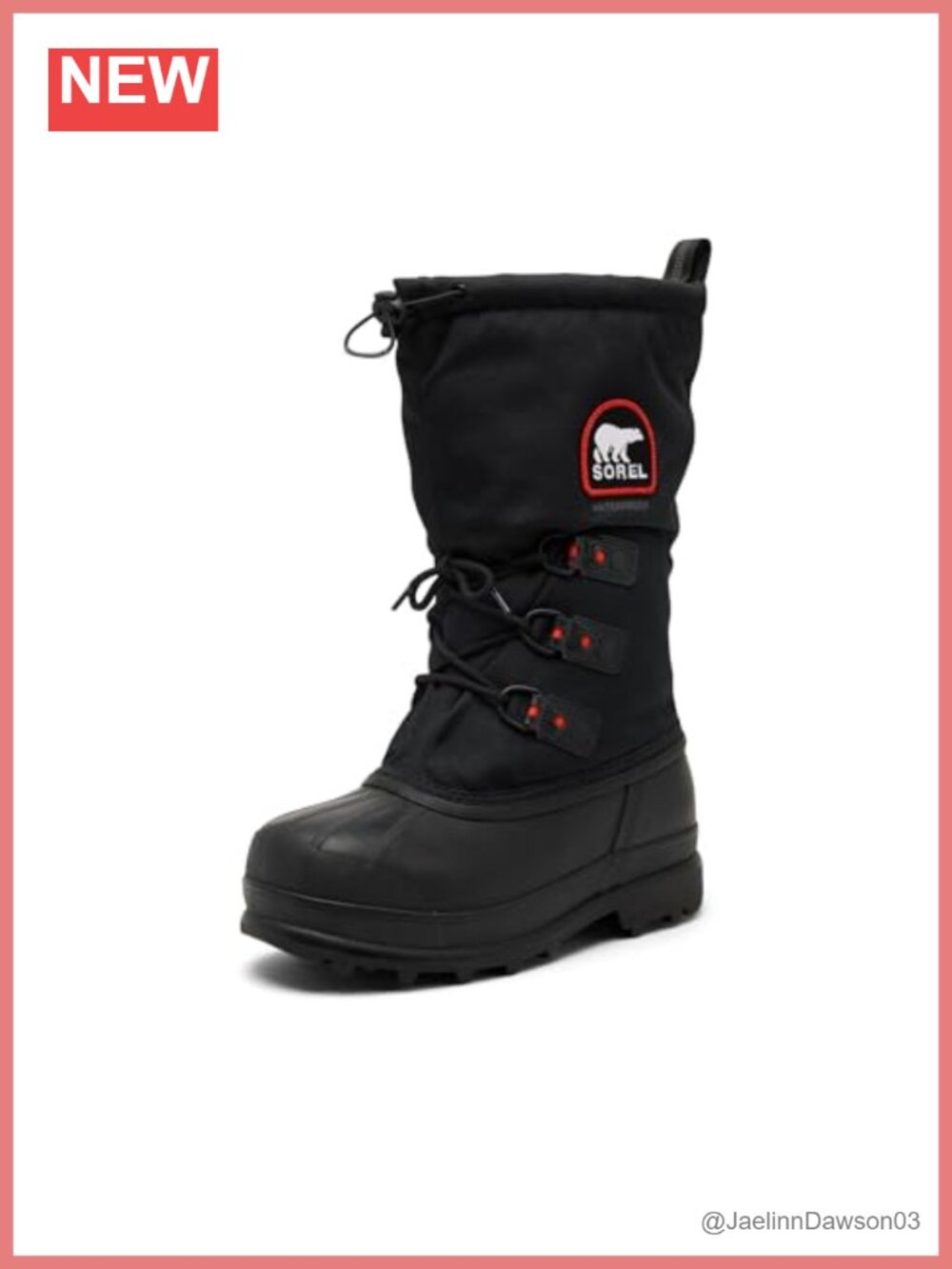 Women's Waterproof Insulated Snow Boots Calf High Winter Boots Lace Up Vegan